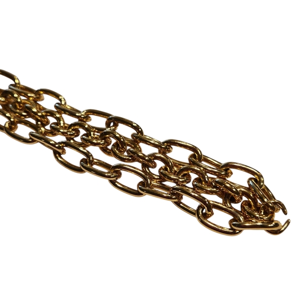 Givenchy Bracelet NWT Defective Needs Repair Vintage Gold Tone Chunky Chain - Picture 12 of 13